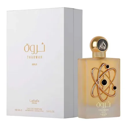 Perfume Lattafa Tharwah Gold Eau Parfum Feminino 100ml