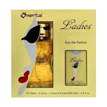 Ladies World Femenino Eau Parfum Plus 100ml 20ml