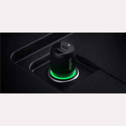 Carregador Carro Duplo Belkin Cabo Lightning B5