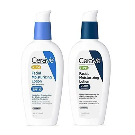 Cerave Locion Hidratante Facial Moisturizing Am Plus Pm 89ml