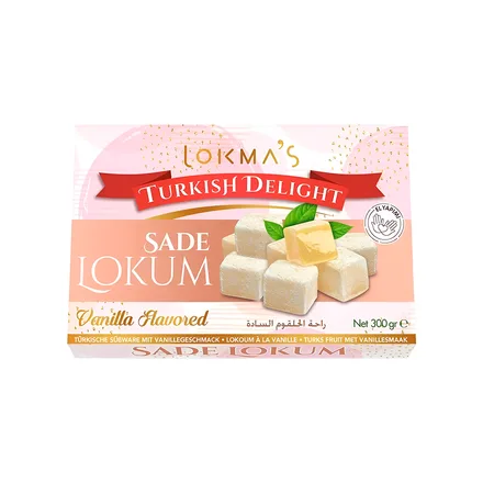 DULCE LOKMA’S TURKISH DELIGHT VANILLA FLAVORED 300GR