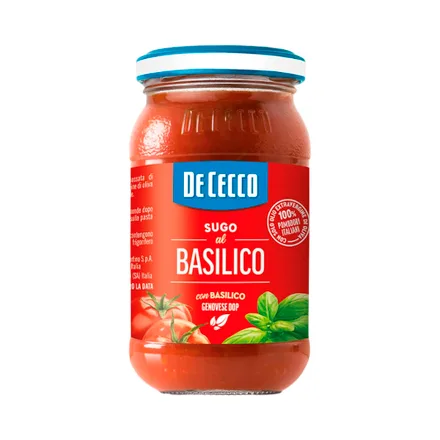 Salsa Cecco Al Basilico 200 Gr