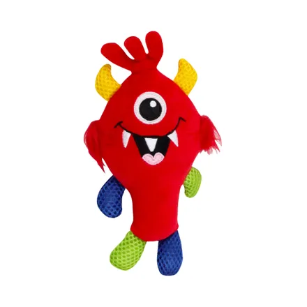 Peluche Para Mascota Pawise Pequeño Monstruo Rojo