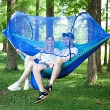 MAXGO HAMACA CON MOSQUITERA MAX-HMC-AZ AZUL