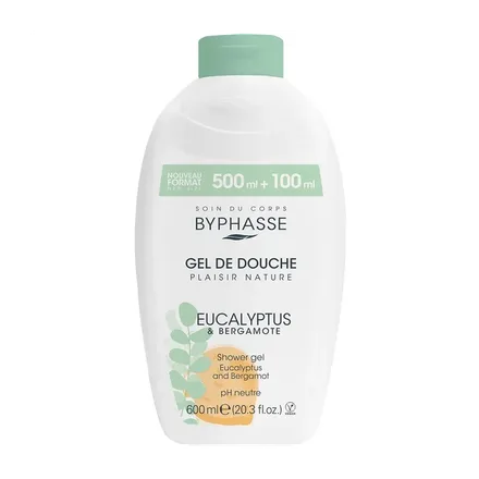 Plaisir Narure Byphasse Gel Douche Eucalyptus 600ml