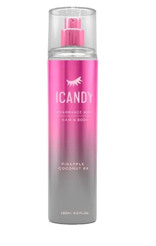Icandy Perfume Corporal Hair Body Pineapple Coconut 84 250ml