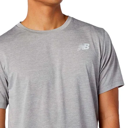 Camiseta New Balance Masculino Tenacity Tee M Cinza – MT11095AG