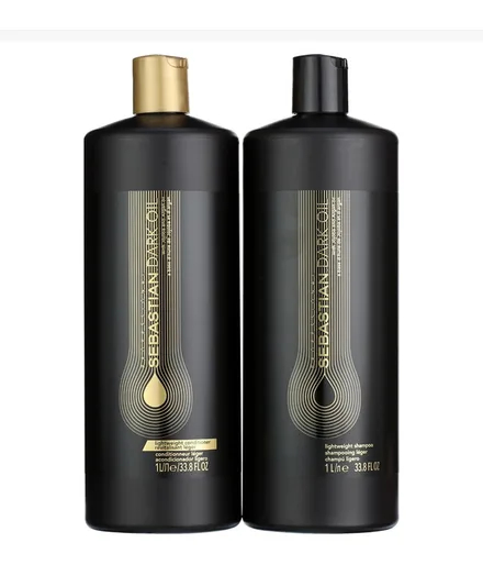 SEBASTIAN DARK OIL LIGHTWEIGHT KIT 1LITRO SHAMPOO+ACONDICIONADOR 1LITRO