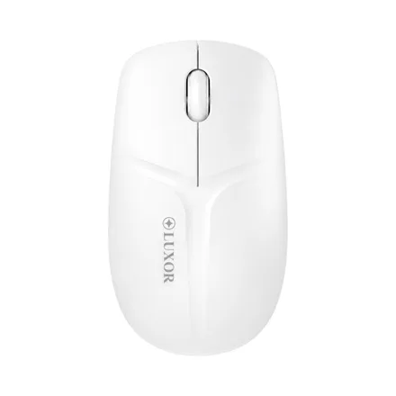 Mouse Wireless Luxor Lx M1884 B White