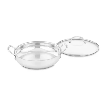Panela Cuisinart 425 30D Inox Tampa Vidro