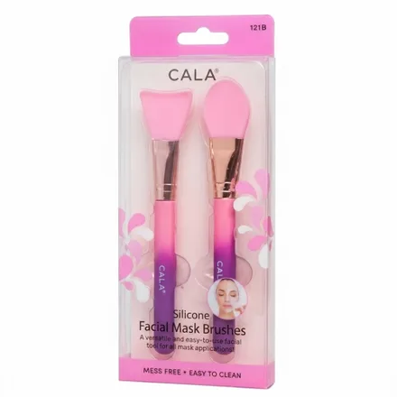 Pincel De Silicona Cala Para Mascarillas Faciales - Rosa/Lila