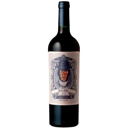 Vino Argentino Tinto Huentala Sombrero Malbec 750ml