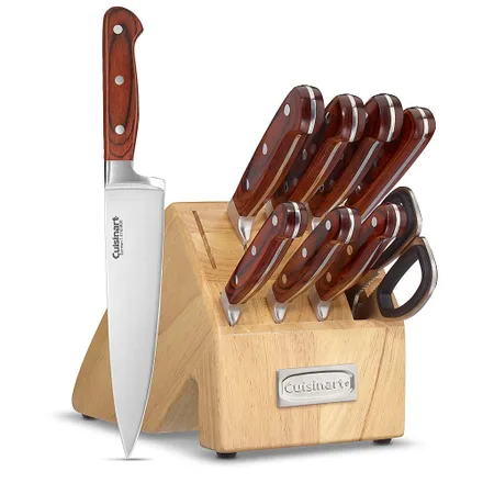 Jogo Facas Cuisinart 10P Madeira 10