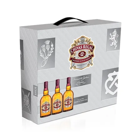 Whisky Chivas Regal Pack 3 Litros 12 Anos