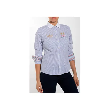 Camisa La Martina Feminina Eq 01 Faixa