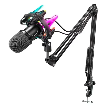 Microfone Condensador Fifine K651 Rgb