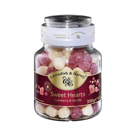 Caramelo Cavendish Harvey Sweet Hearts 350g