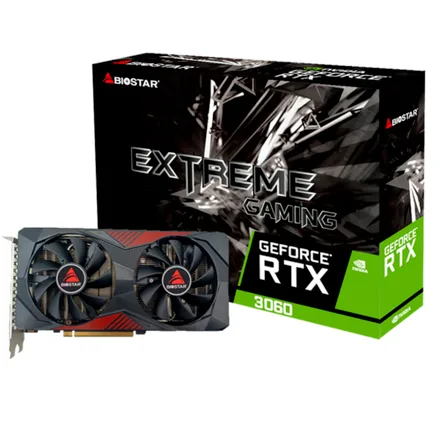 Placa Video Biostar Extreme Rtx 3060 Gddr 6 BS2