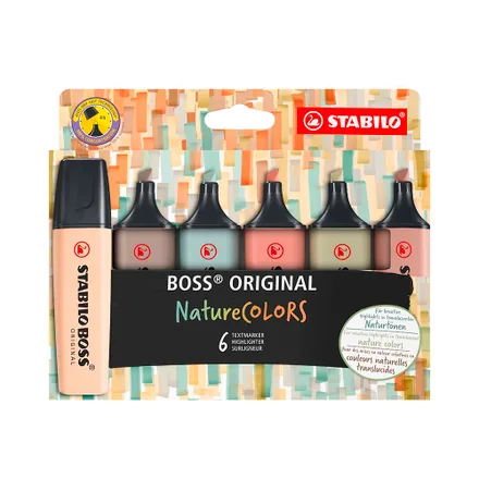 Marcador Stabilo Boss Naturecolors 70 6 2