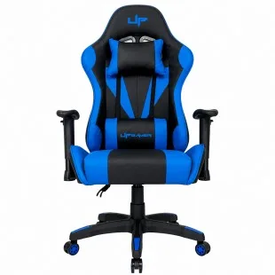 Cadeira Gamer Up Lt Series Bkbl 01 Pu Algodao Base Nylon Reclinavel Ate