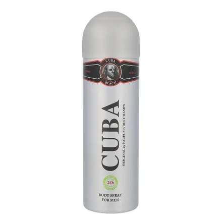 Cuba Black Masculino Deo Spray 200ml