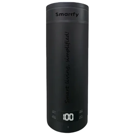 Garrafa Termica Smartfy Auto Gt 01 Temp Ajustable Negro 500ml