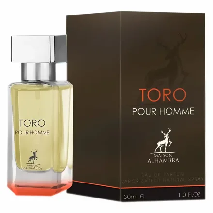 Perfume Maison Alhambra Toro Pour Homme Eau Parfum Masculino 30ml