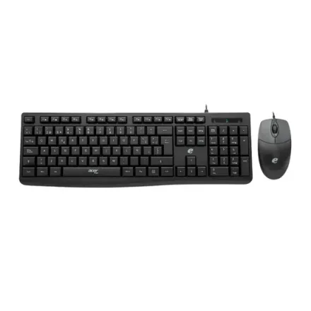 ACER TECLADO + MOUSE EAK040 WIRED KEYBOARD ESPAÑOL BLACK