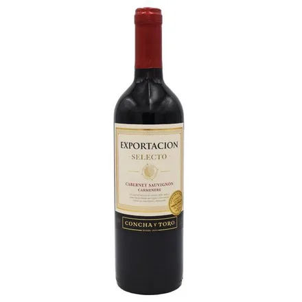 Vino Chileno Concha Toro Exportacion Selecto Cabernet Sauvignon Camenere 750ml