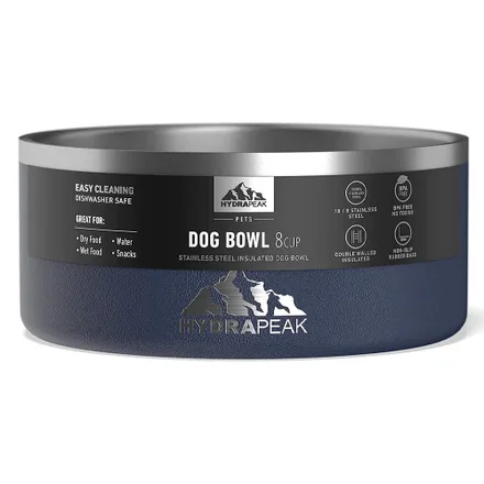Comedouro Cachorro Hydrapeak Hp Bowl 8 Navy 2L