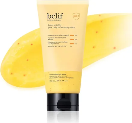 Belif Mascarilla Facial Super Knights Glow Bright Yellow 150ml
