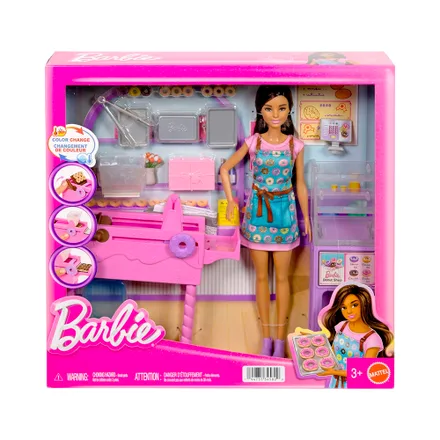 Muneca Mattel Barbie Donut Shop Jkb 50