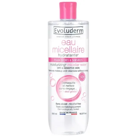 Evoluderm Desmaquillante Eau Micellaire Piel Sensible 250ml