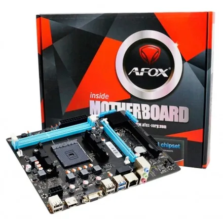 Placa Mae Afox A68 MA5 FM2 Plus Chipset Vga Hdmi
