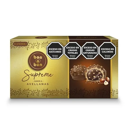 Bonbom Bon Supreme Con Avellanas 144g
