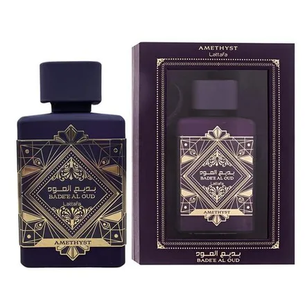 Perfume Lattafa Bade Al Oud Amethyst Eau Parfum Unissex 100ml