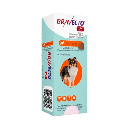 Antiparasitario Bravecto 1 Mes Tableta