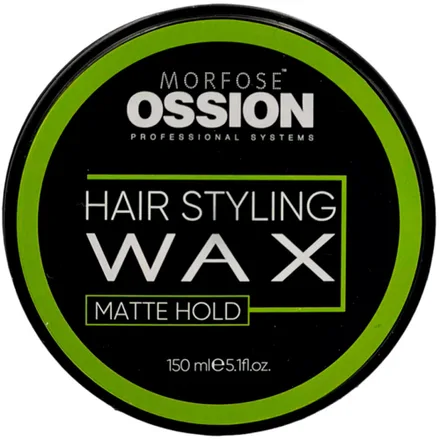 Cera Capilar Morfose Ossion Hair Styling Wax Matte Hold 150ml