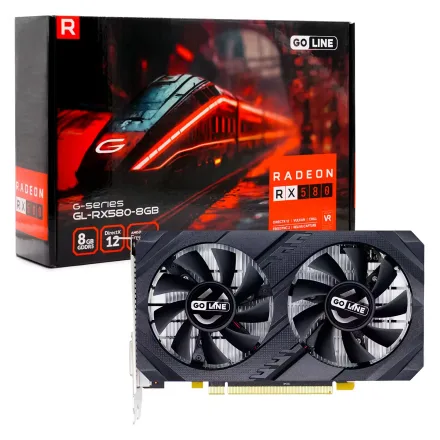 Placa Video Goline Radeon Rx 580 Ddr 5 1 Ano