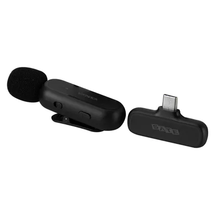 Micrófono Inalámbrico Satellite A-Mk151 USB-C - Negro