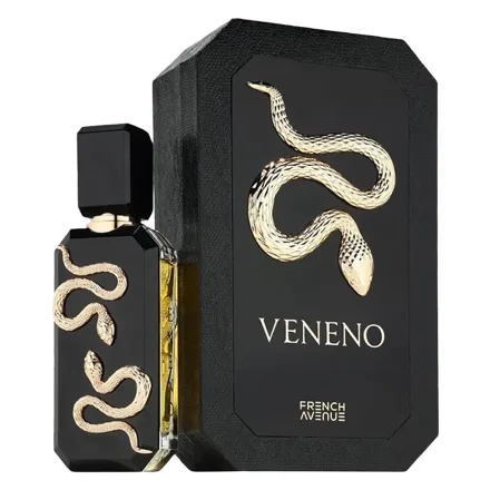Perfume French Avenue Veneno Black Eau Parfum Unissex 100ml