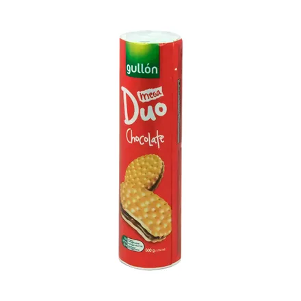 Galletita Gullon Mega Duo Chocolate 500 Gr