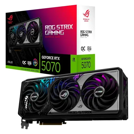 Placa Video Rog Strix Oc Vidia Geforce Rtx 5070 Gddr 7 O12G Gaming