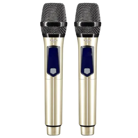 Micrófono Sate A-MK1202 Wireless - Gold