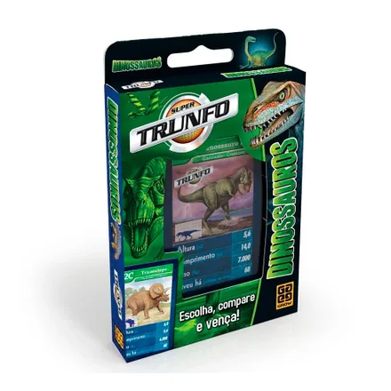 Cartas De Aprendizaje Grow Trunfo Dinosaurios Ref.01402
