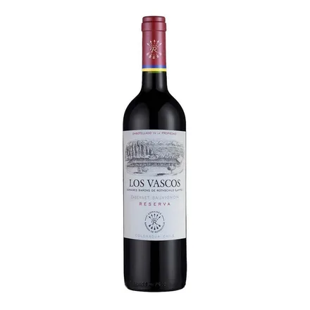 Vino Chileno Tinto Los Vascos Cabernet Sauvignon 750ml