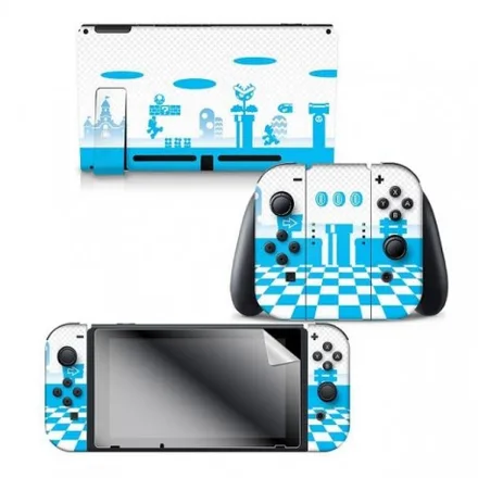 Adesivo Nintendo Switch Super Mario Mushroom Kingdom 2 Adesivos
