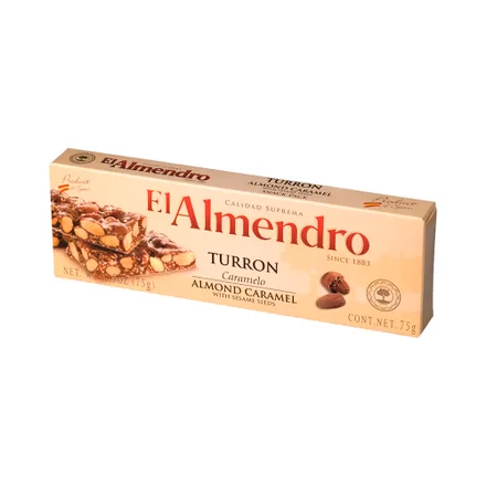 Turron El Almendro Almond Caramel 75 Gr