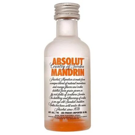 Vodka Absolut Mini Mandrin 50ml