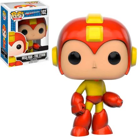 Funko Pop Megaman Mega Man Fire 102